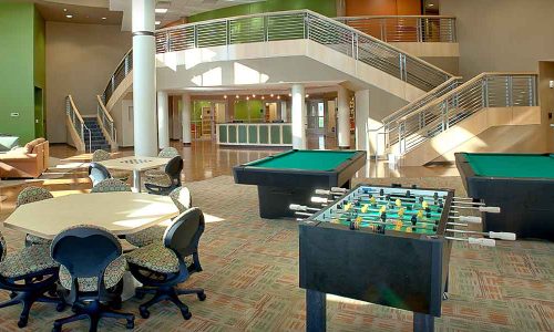 University Commons Lobby and Foosball Table