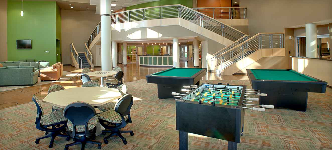 University Commons Lobby and Foosball Table