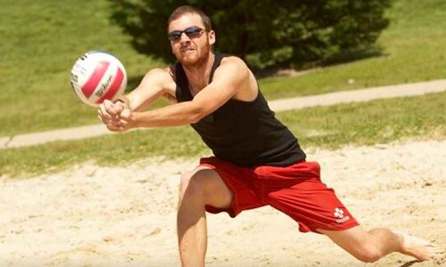 Sand volleyball at University Village